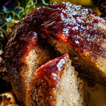 featured image of mulled wine christmas pudding